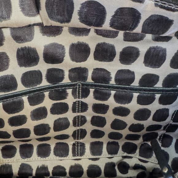 Kate Spade New York, Spencer Court Archie Tote, Black Pebbled Leather & Suede - Picture 6 of 12